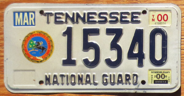 2000 Tennessee National Guard vg-