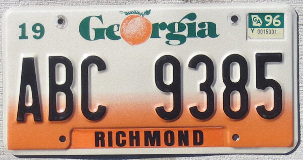 1996 Georgia vg