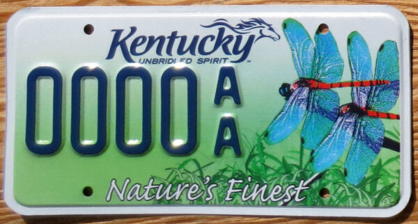 Kentucky - Nature's Finest (dragon fly) sample mint