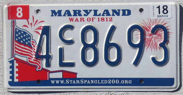 2018 Maryland War of 1812 vg