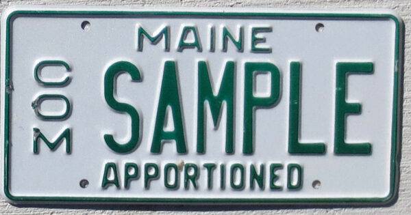 Maine apportioned sample mint