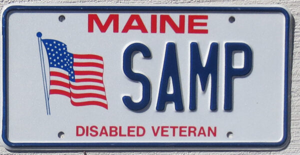 Maine disabled veteran sample mint