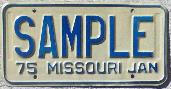 1975 Missouri sample ex-mint