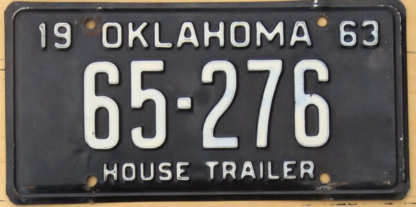 1963 Oklahoma house trailer gvg