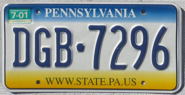 2001 Pennsylvania vg