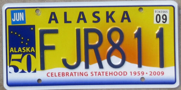 2009 Alaska Celebrating Statehood vg+