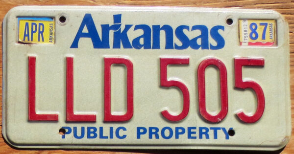 1987 Arkansas vg-