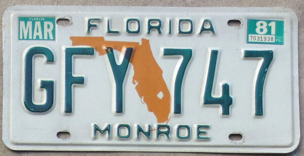 1981 Florida vg