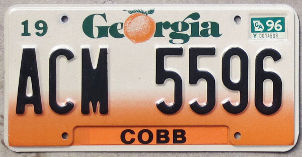 1996 Georgia vg-ex