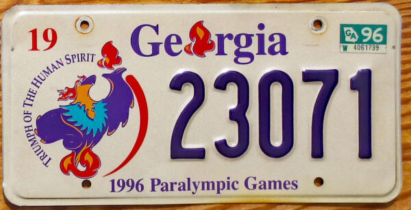 1996 Georgia paralympic games vg