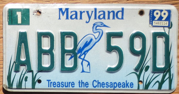 1999 Maryland Treasure the Chesapeake vg-