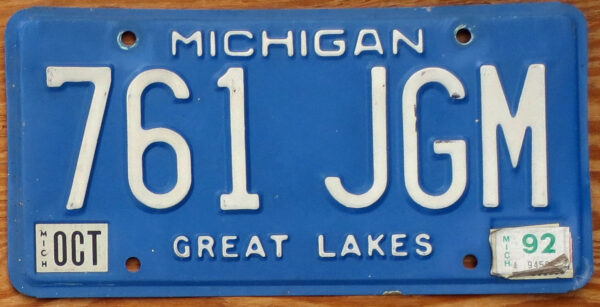 1992 Michigan vg