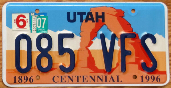 2007 Utah arch vg