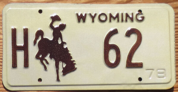 1978 Wyoming Highway Department mint