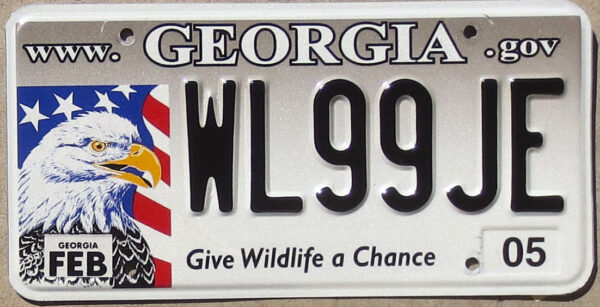 2005 Georgia Give wildlife a chance vg-