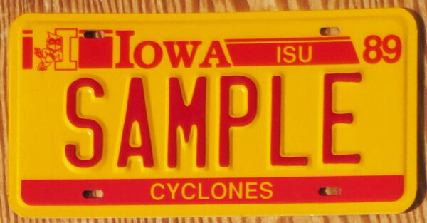 1989 Iowa State University sample mint