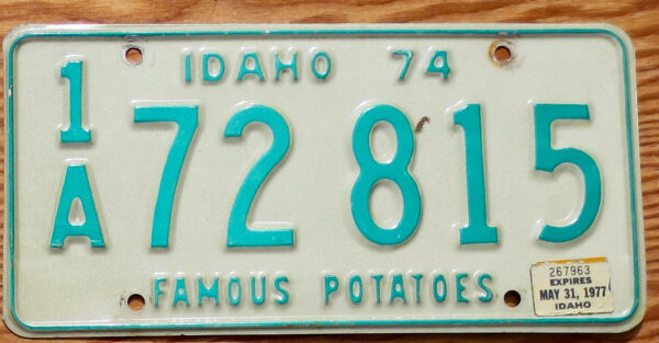 1977 Idaho vg