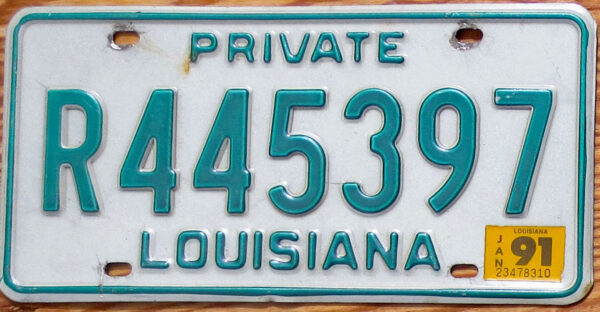 1991 Louisiana private vg