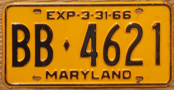 1965 Maryland vg