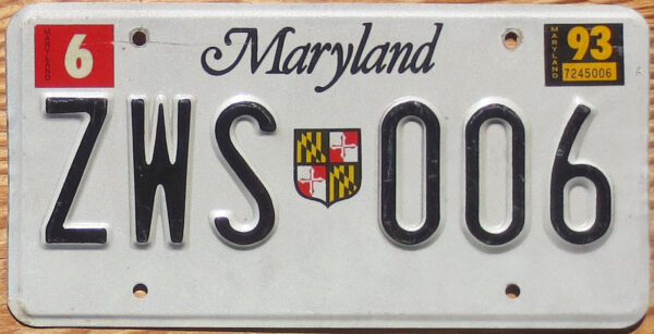 1993 Maryland vg+