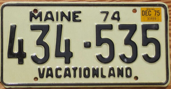 1975 Maine exc-