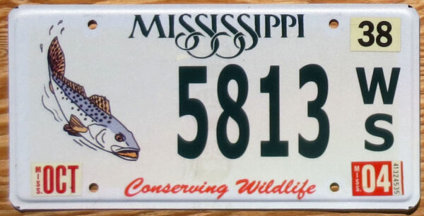 2004 Mississippi conserving wildlife vg+