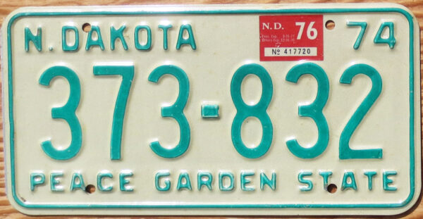 1976 North Dakota exc-