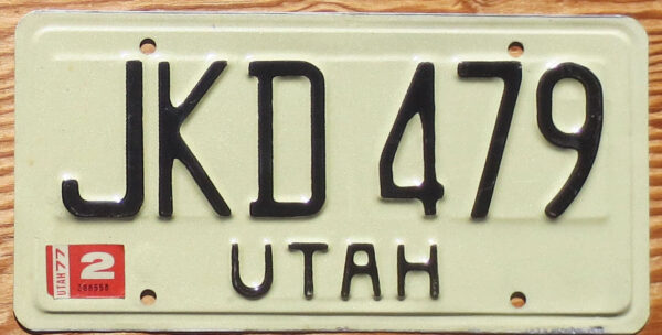 1977 Utah vg+