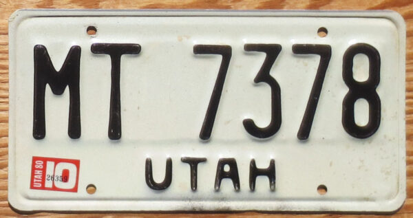 1980 Utah truck vg