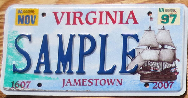 Virginia Jamestown 400th Anniversary sample mint