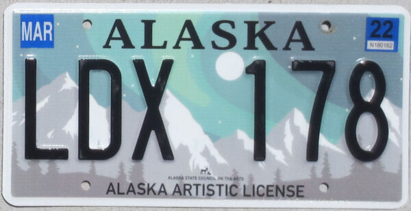 2022 Alaska artistic license vg-ex